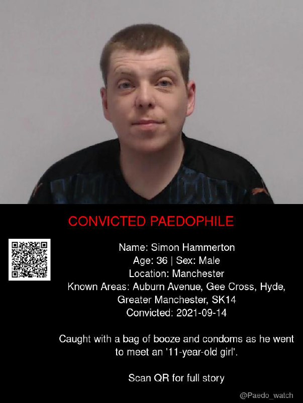 Simon Hammerton 36 from #Manchester - 14/09/21
