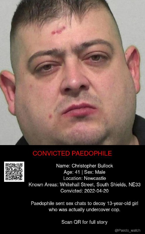 Christopher Bullock 41 from #Newcastle - 20/04/22