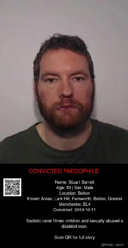 Stuart Barrett 43 from #Bolton - 11/10/19