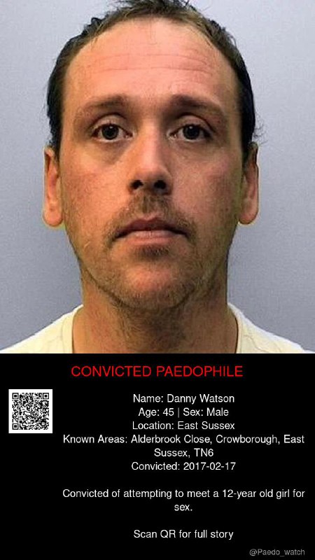 Danny Watson 45 from #East Sussex - 17/02/17
