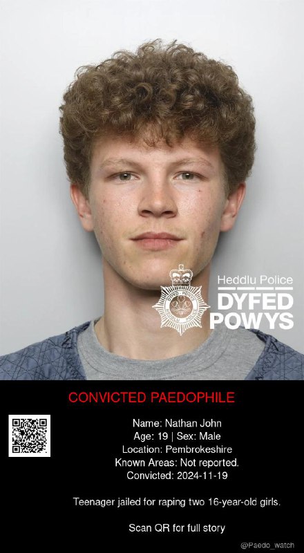 Nathan John 19 from #Pembrokeshire - 19/11/24