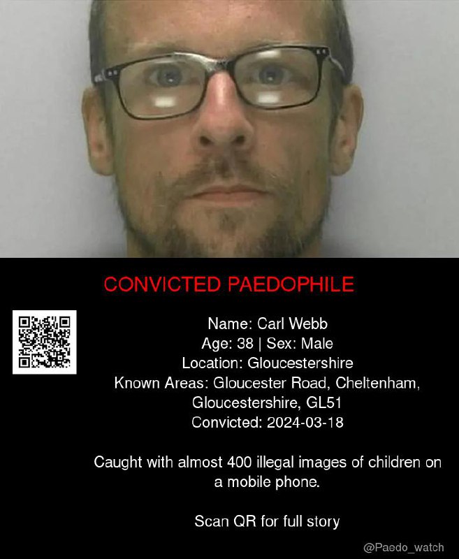 Carl Webb 38 from #Gloucestershire - 18/03/24