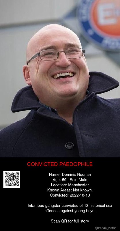 Dominic Noonan 59 from #Manchester - 10/10/22