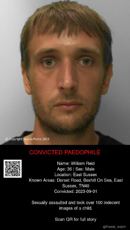 William Reid 36 from #East Sussex - 01/09/23