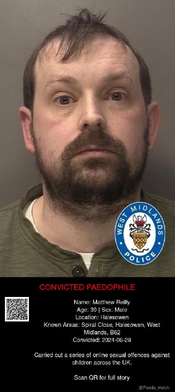 Matthew Reilly 39 from #Halesowen - 29/06/24