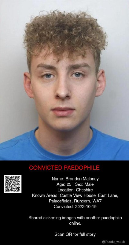 Brandon Maloney 25 from #Cheshire - 19/10/22