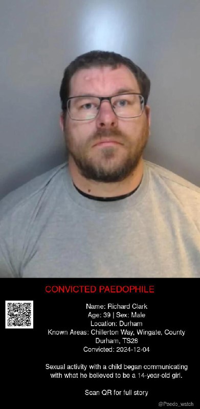 Richard Clark 39 from #Durham - 04/12/24
