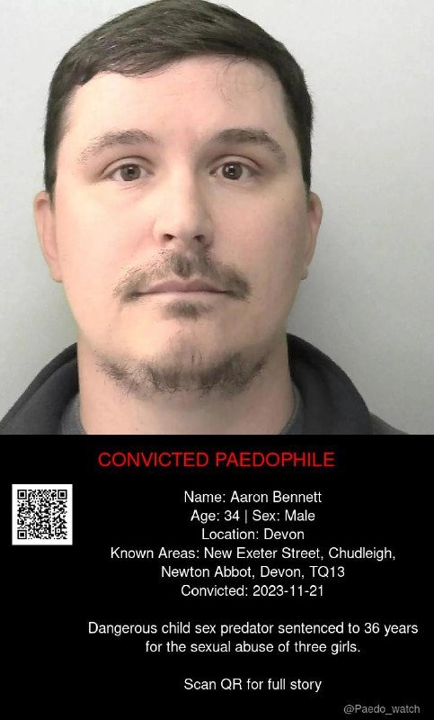 Aaron Bennett 34 from #Devon - 21/11/23