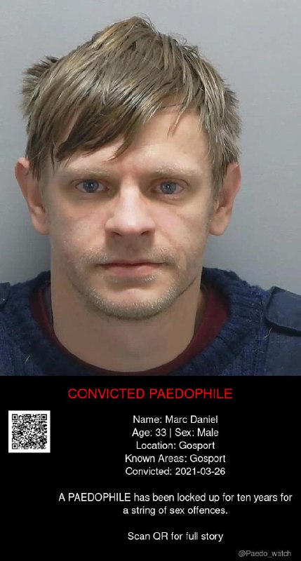 Marc Daniel 33 from #Gosport - 26/03/21
