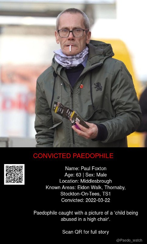 Paul Foxton 63 from #Middlesbrough - 22/03/22