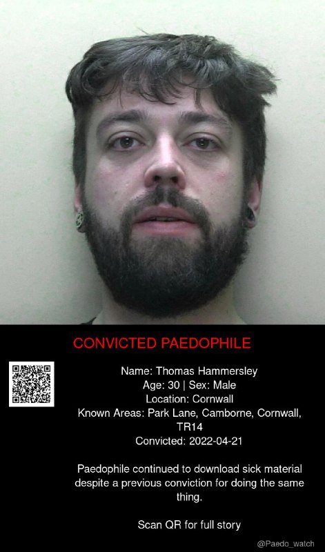 Thomas Hammersley 30 from #Cornwall - 21/04/22