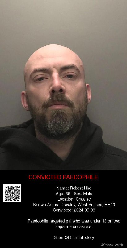 Robert Hird 35 from #Crawley - 03/05/24
