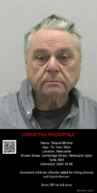 Roland Mitchell 74 from #Newcastle - 06/10/24
