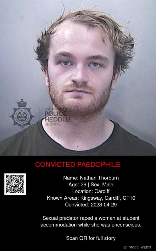 Nathan Thorburn 26 from #Cardiff - 29/04/23