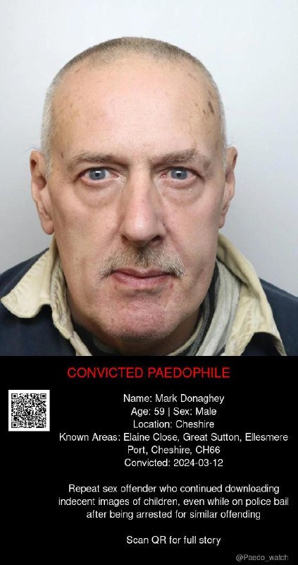 Mark Donaghey 59 from #Cheshire - 12/03/24
