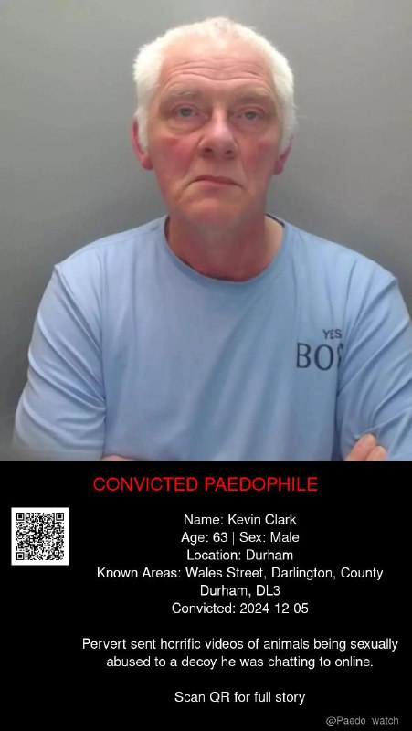 Kevin Clark 63 from #Durham - 05/12/24