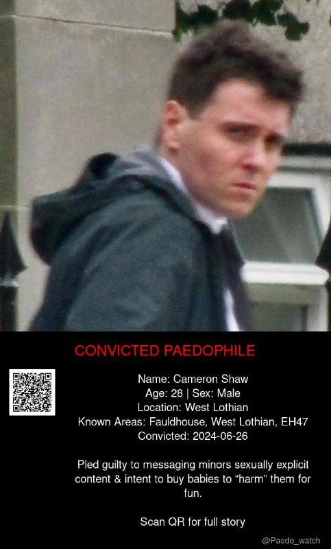 Cameron Shaw 28 from #West Lothian - 26/06/24