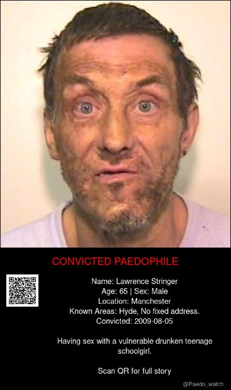 Lawrence Stringer 65 from #Manchester - 05/08/09