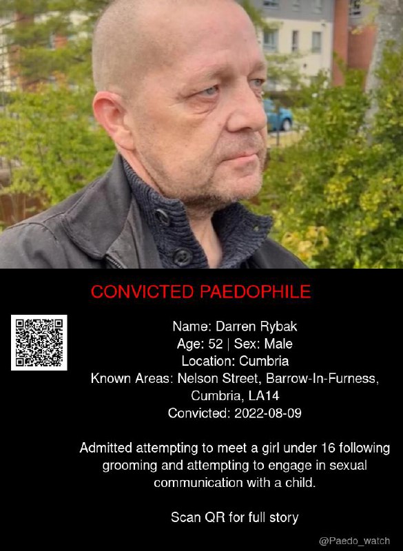 Darren Rybak 52 from #Cumbria - 09/08/22