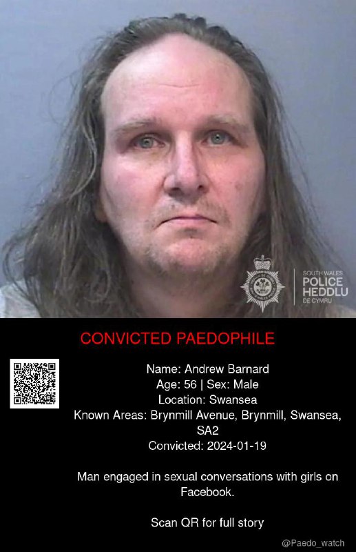 Andrew Barnard 56 from #Swansea - 19/01/24