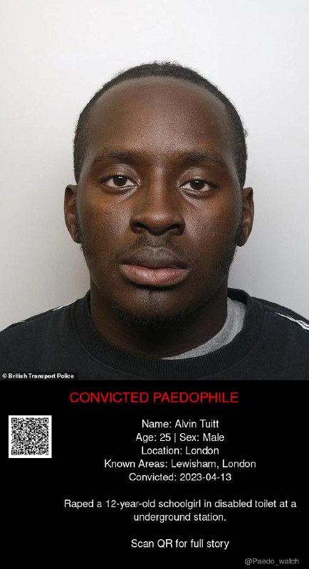 Alvin Tuitt 25 from #London - 13/04/23