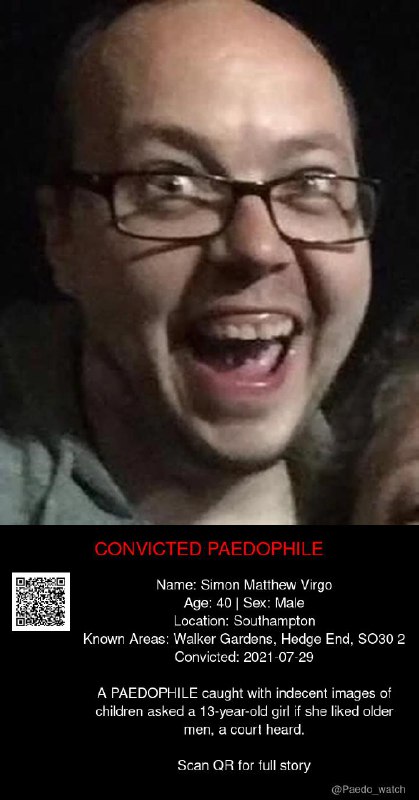 Simon Matthew Virgo 40 from #Southampton - 29/07/21