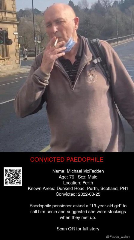 Michael McFadden 76 from #Perth - 25/03/22