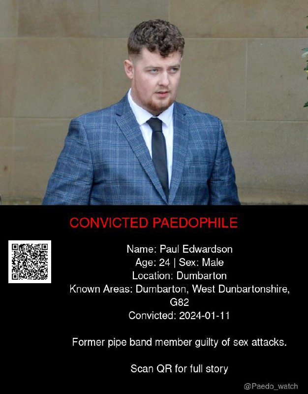 Paul Edwardson 24 from #Dumbarton - 11/01/24