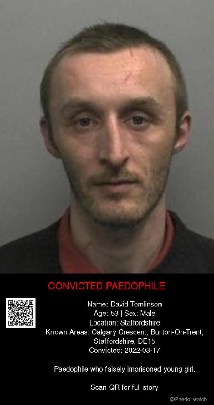 David Tomlinson 53 from #Staffordshire - 17/03/22