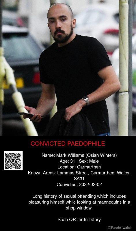 Mark Williams (Osian Winters) 31 from #Carmarthen - 02/02/22
