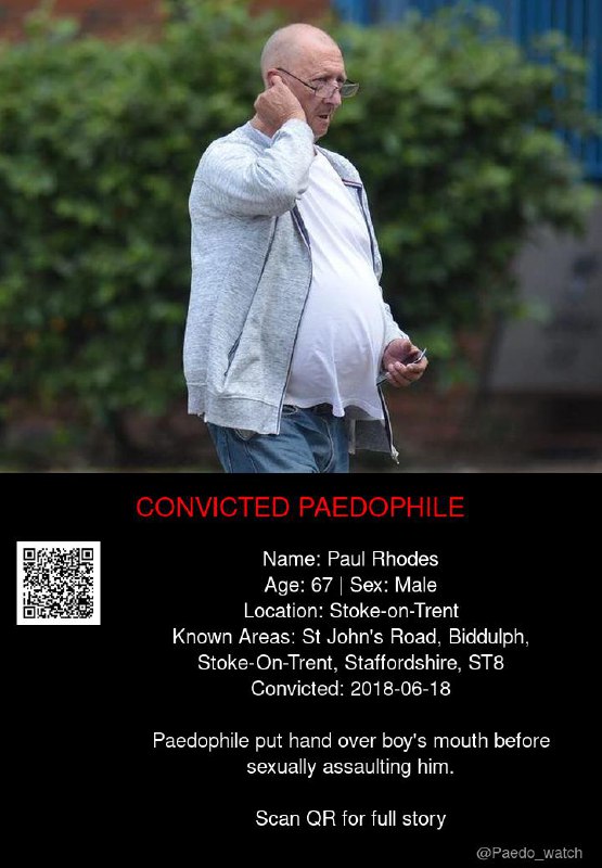 Paul Rhodes 67 from #Stoke-on-Trent - 18/06/18