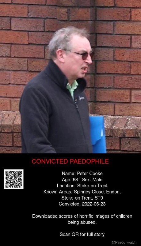 Peter Cooke 68 from #Stoke-on-Trent - 23/06/22