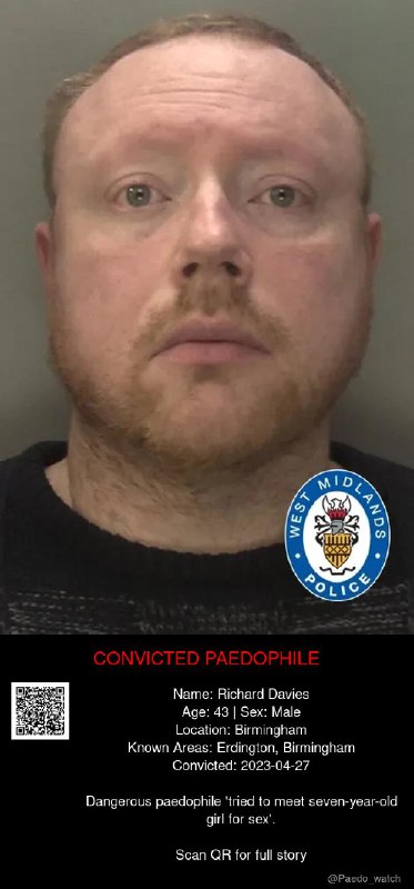 Richard Davies 43 from #Birmingham - 27/04/23