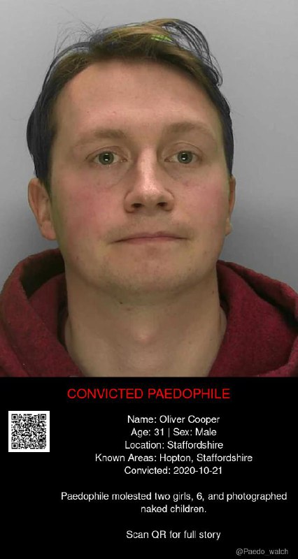 Oliver Cooper 31 from #Staffordshire - 21/10/20