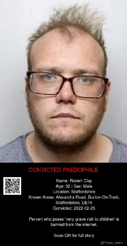 Robert Clay 32 from #Staffordshire - 25/02/22