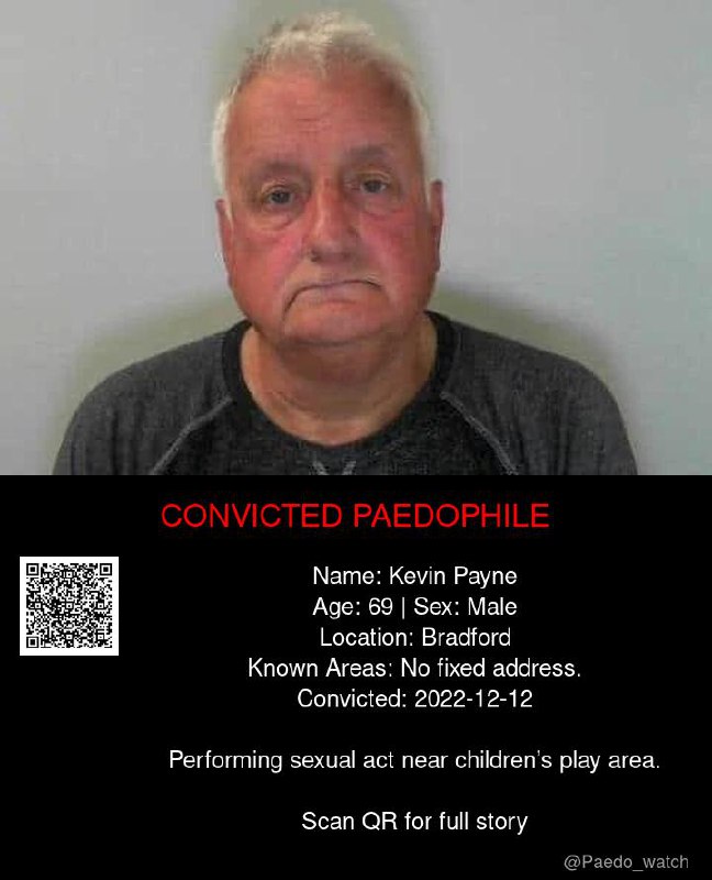 Kevin Payne 69 from #Bradford - 12/12/22