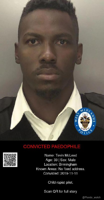 Tevin McLeod 33 from #Birmingham - 11/11/19