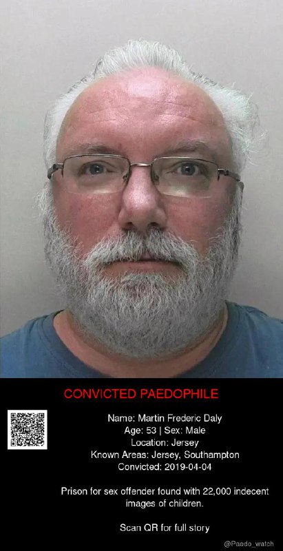 Martin Frederic Daly 53 from #Jersey - 04/04/19