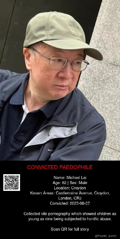 Michael Lai 62 from #Croydon - 07/08/23