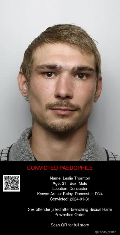 Leslie Thornton 31 from #Doncaster - 31/01/24