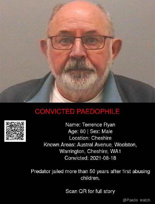 Terrence Ryan 80 from #Cheshire - 18/08/21