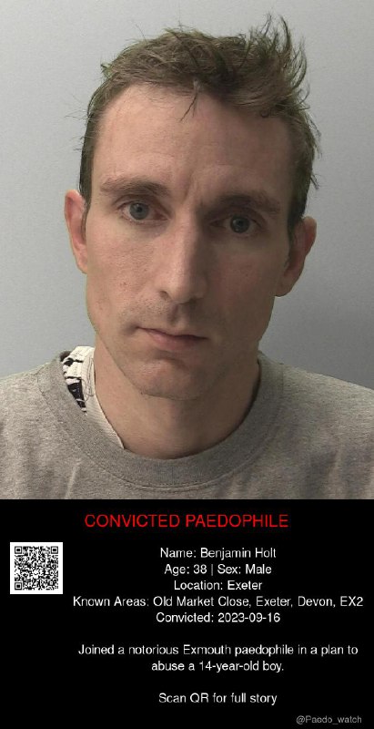 Benjamin Holt 38 from #Exeter - 16/09/23