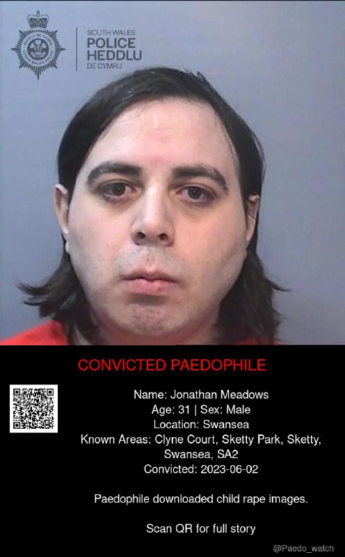 Jonathan Meadows 31 from #Swansea - 02/06/23