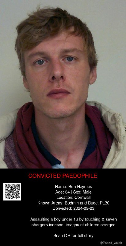Ben Haymes 34 from #Cornwall - 23/09/24