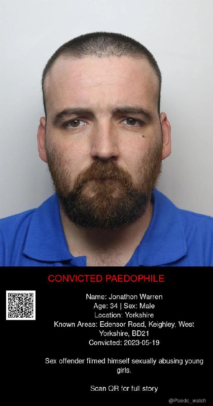 Jonathon Warren 34 from #Yorkshire - 19/05/23