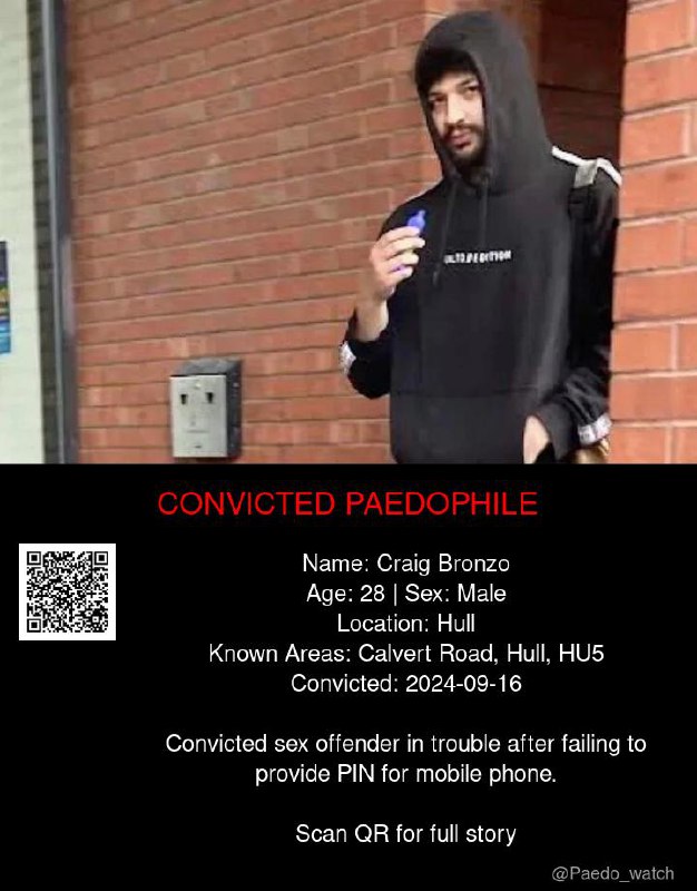 Craig Bronzo 28 from #Hull - 16/09/24