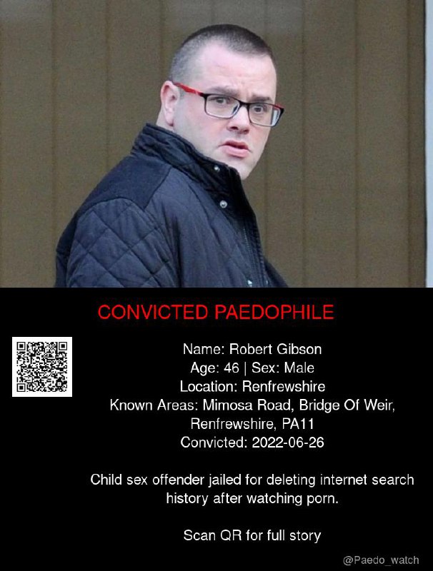 Robert Gibson 46 from #Renfrewshire - 26/06/22