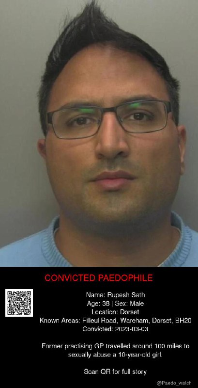 Rupesh Seth 38 from #Dorset - 03/03/23