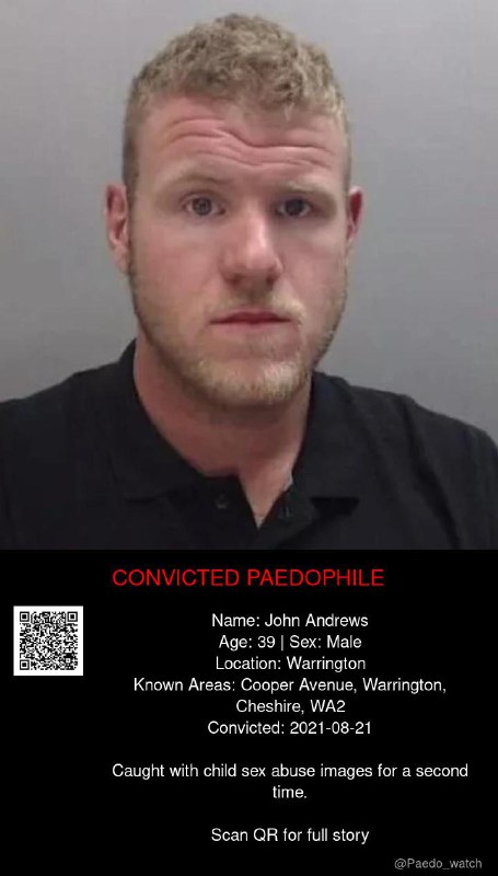 John Andrews 39 from #Warrington - 21/08/21