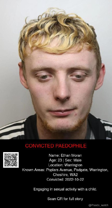 Ethan Moran 23 from #Warrington - 22/10/22